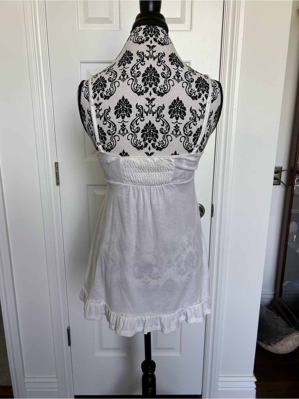 Y2K VTG Derek Heart sz Large baby doll top - Picture 4 of 7